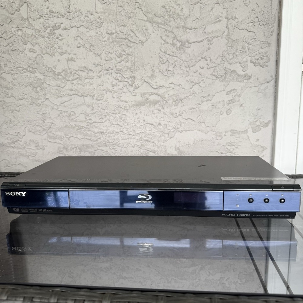 Sony BDP-S350 Blu-Ray Player Tested and Working